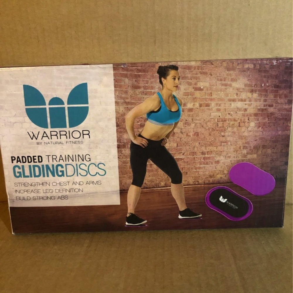 Padded training exercise gliding discs NEW warrior